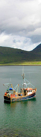Scottish Langoustine fishing boat