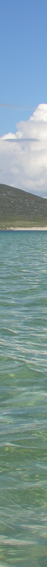 Clean waters of the Outer Isles